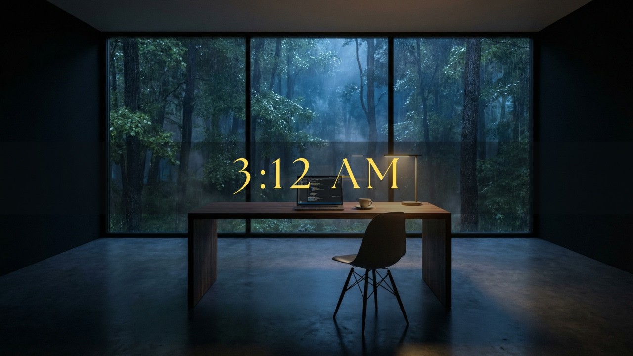 3AM and You’re Still Awake | Rainy Night Jazz for a Quiet Mind