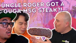 Uncle Roger tried Guga Foods UMAMI Steak! - Pro Chef Reacts