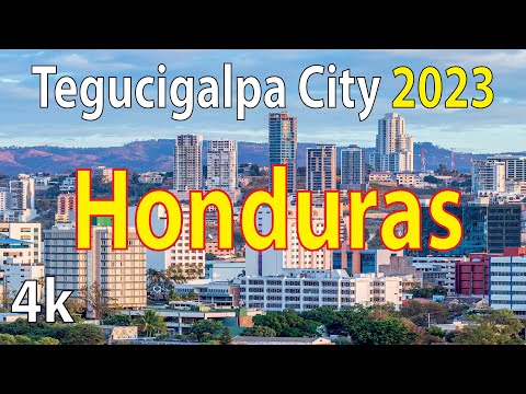 Tegucigalpa City , Honduras 4K By Drone 2023