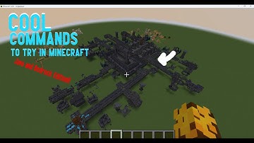 Cool Minecraft commands to try | Minecraft Tutorial | command block
