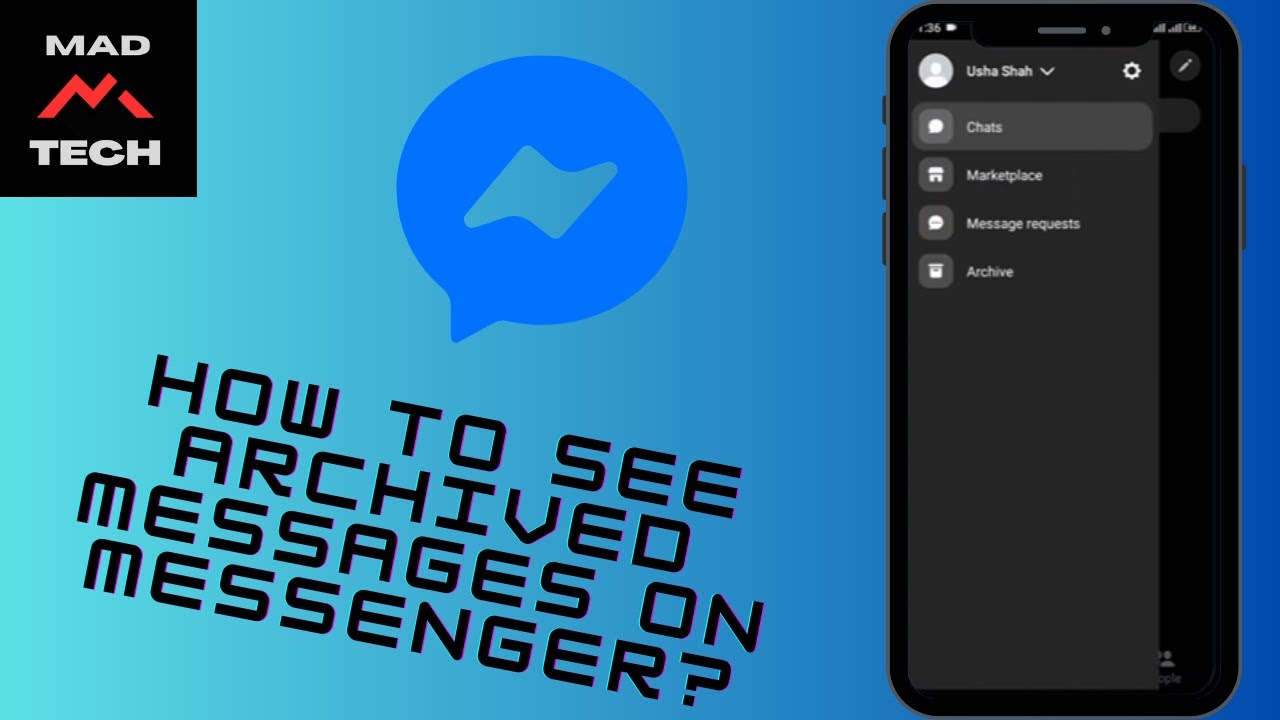 How to See Archived Messages On Messenger? - YouTube