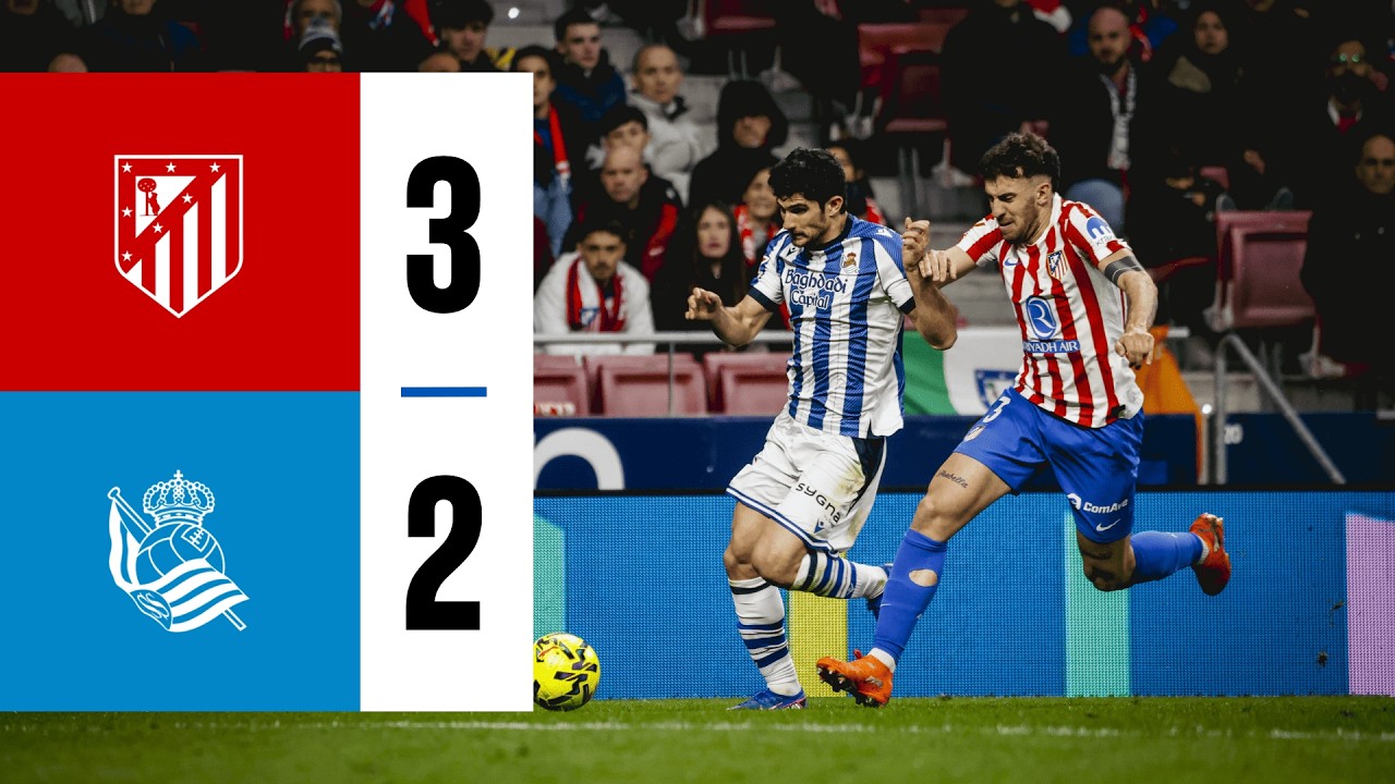 HIGHLIGHTS | LaLiga 25-26 | J27 | Atlético de Madrid 3 - 2 Real Sociedad
