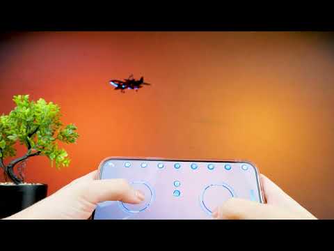 Літак на радіокеруванні LH-X 66 WF (37 см) з Wi-Fi камерою, гіроскопом, підсвічуванням та акумулятором, видео 1