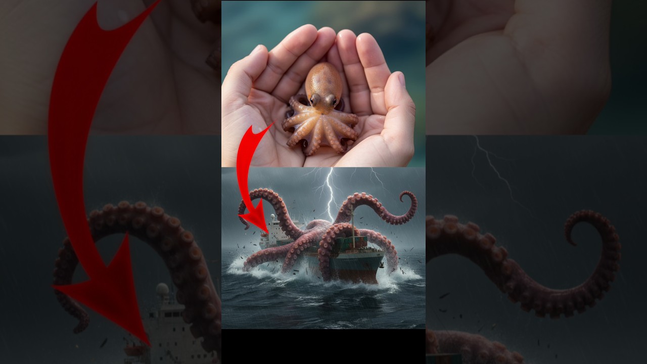 Tiny cute animal transforms to massive size 