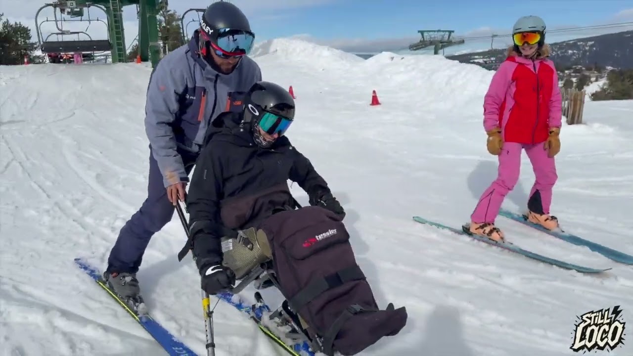 STILL LOCO #13 | TRYING SIT SKI FOR FIRST TIME