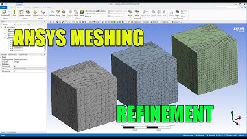 ✅ Ansys Meshing Tutorial 03 - Mesh Refinement - Ansys 2020 R1