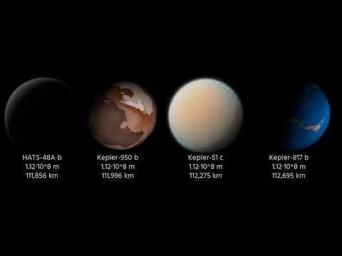 Universe Size Comparison【Part 100】(100,000km ~ 130,000km)