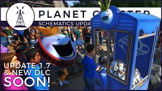 Planet Coaster - Update 1.7 & New DLC Announced | Schematics Update