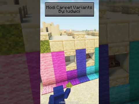 Carpet Variants - Minecraft Mod #minecraft #minecraftmods