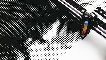 Pen plotter Portrait | Aili Maimaiti