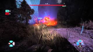 EVOLVE Trapper Arena Mode Gameplay!! Abe VS Behemoth In The Dam [FULLHD 60] PS4