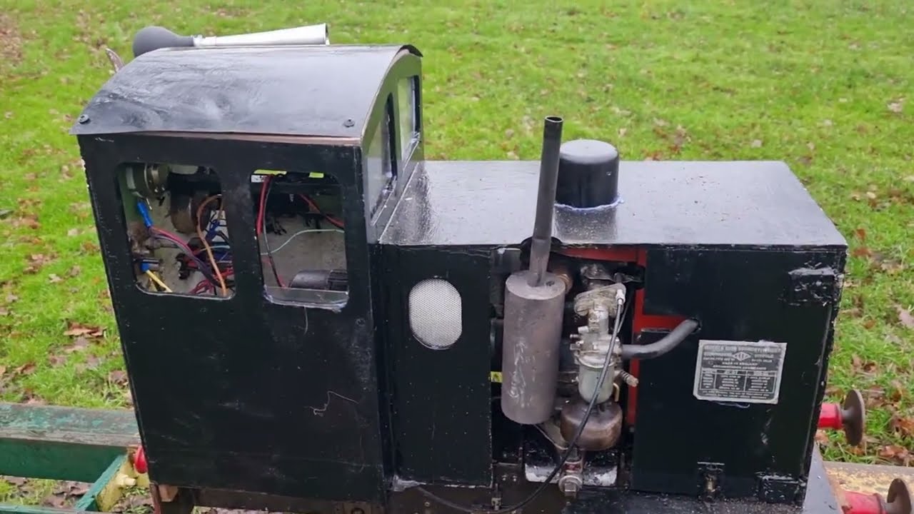 5 inch gauge petrol - electric locomotive with Suffolk Engine