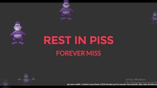 R.I.P Bonzi Buddy 2001-2016 REST IN PISS FOREVER MISS
