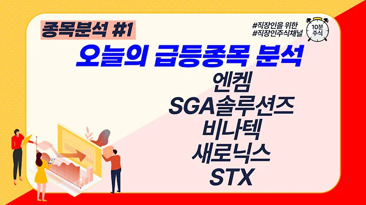 엔켐 SGA솔루션즈 비나텍 새로닉스 STX