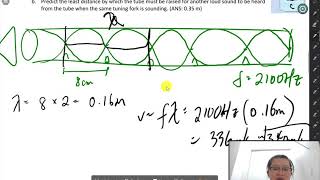 6.9 Standing waves worksheet questions 7 and 8