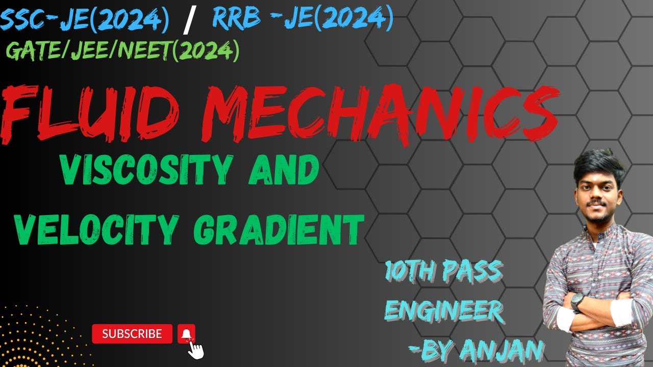 Viscosity of Fluid/Velocity Gradient/Full Concept in Hindi Fluid