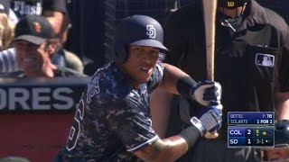 COL@SD: Solarte ties the game with a sacrifice fly