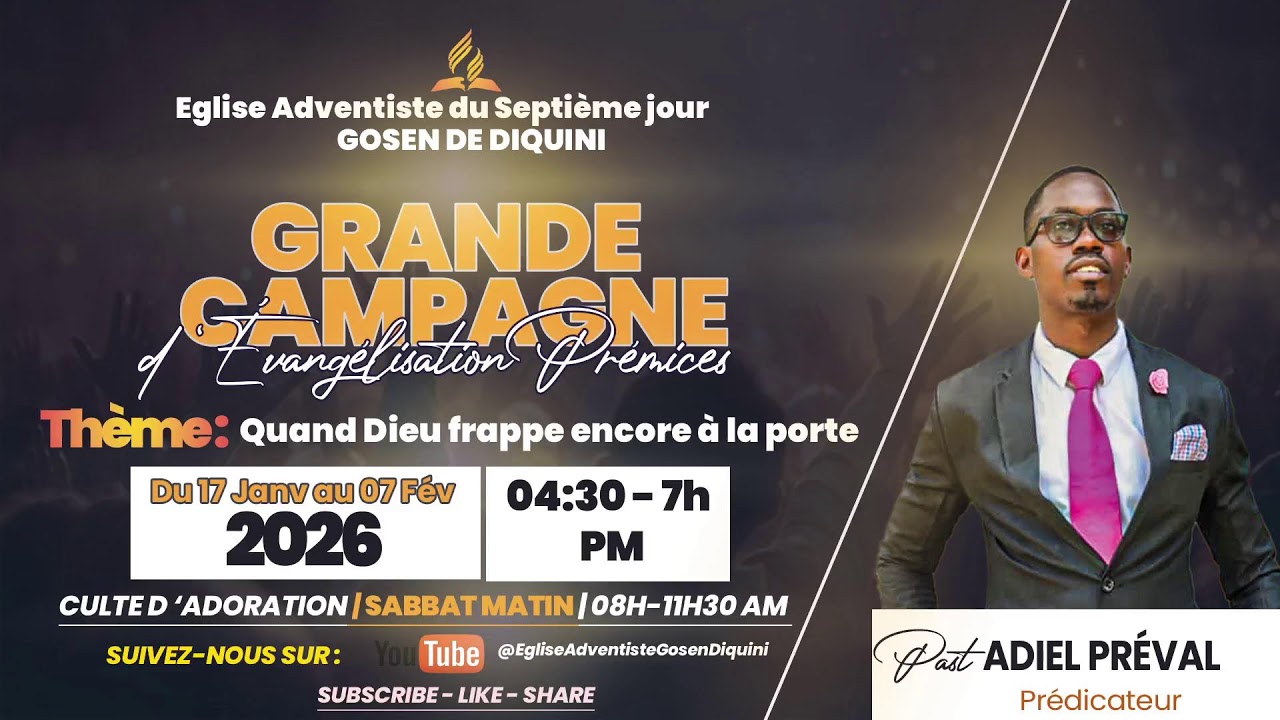 Grande Campagne D'évangélisation Prémice 2026