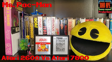 Ms. Pac-Man Atari 2600 Vs Atari 7800 review