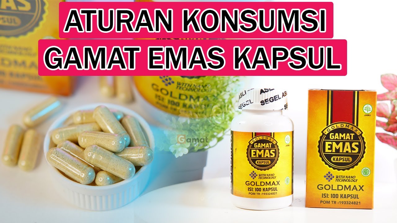 Aturan Baik Mengkonsumsi GoldMax Gamat Emas Kapsul 