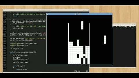 Tetris with SDL in C