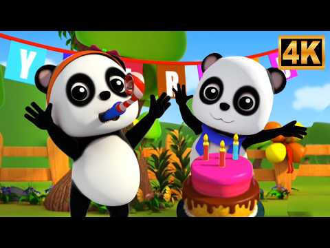 Happy Birthday Song 🎂 | Happy Birthday to You | Fun Kids Birthday Song with Colorful Animation
