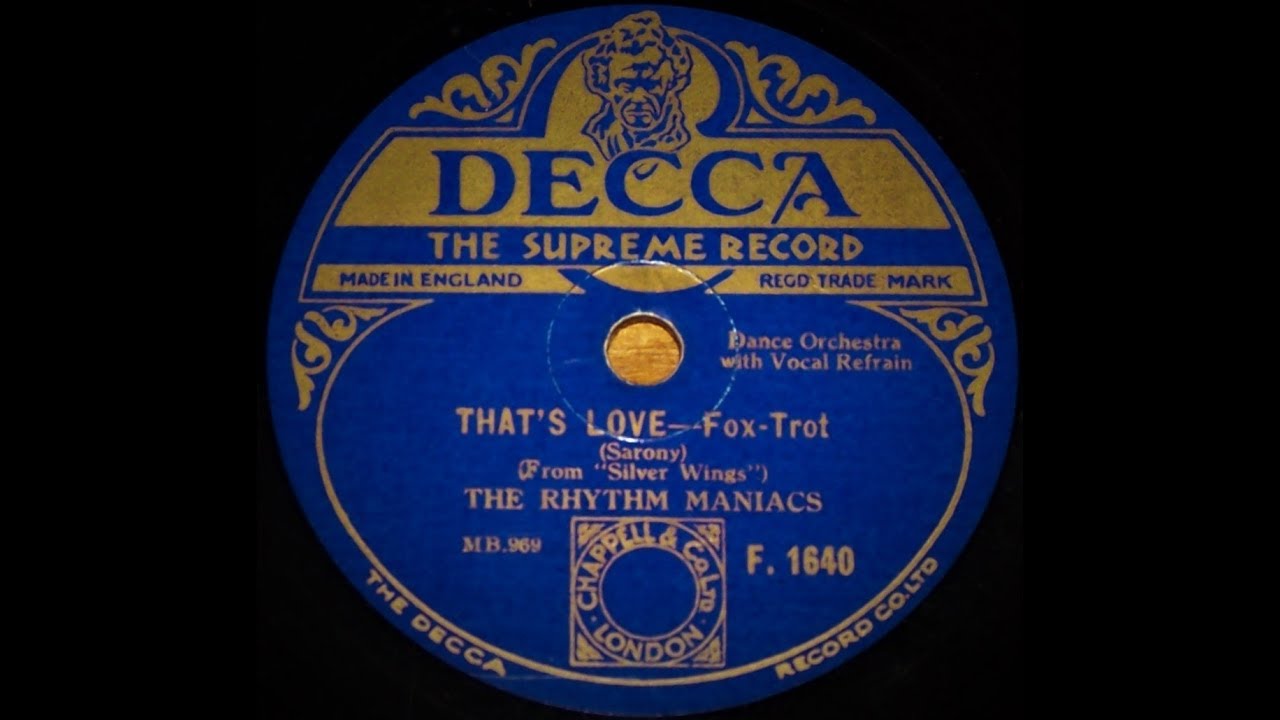 That's Love - The Rhythm Maniacs (1930)