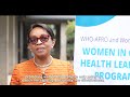 Empowering women leaders in health: WHO AFRO & WomenLift Health partnership