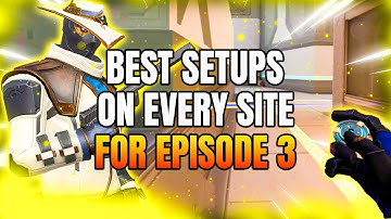 The BEST Cypher Setups on EVERY Site on EVERY Map for Episode 3! (Valorant)