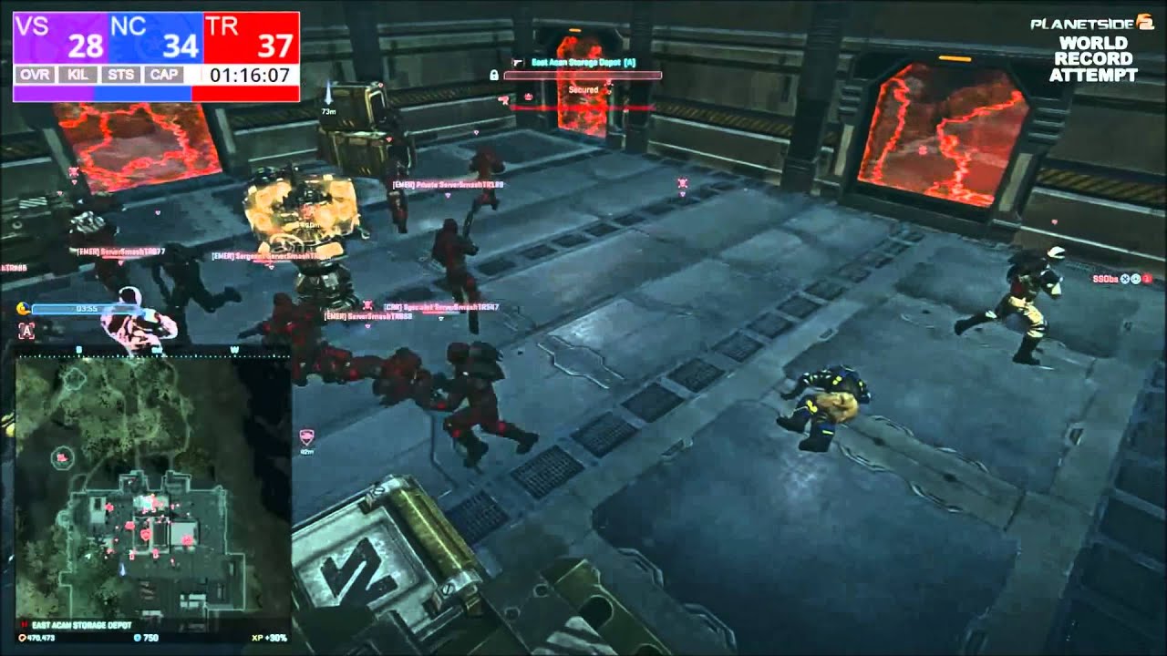 Planetside 2 - World Record 01/24/15 - TR Clutch Save