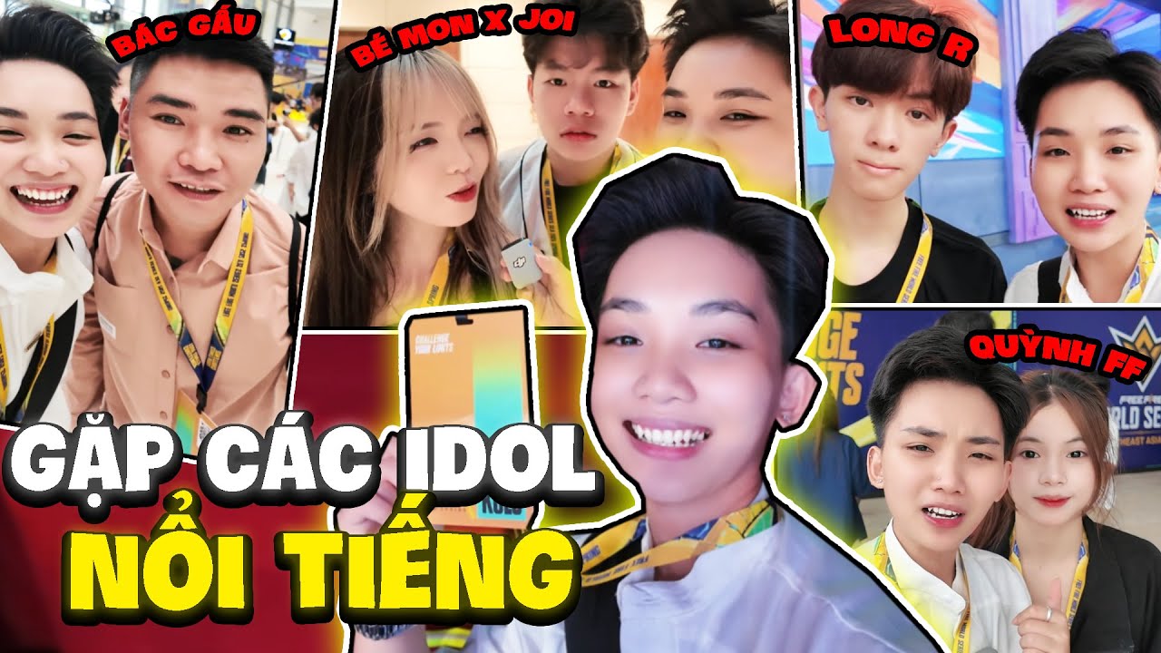 Mình Đã Gặp Được Các " IDOL NỔI TIẾNG NHẤT FREE FIRE " Như Thế Nào !?