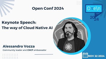 Keynote: Alessandro Vozza - The Way of Cloud Native AI