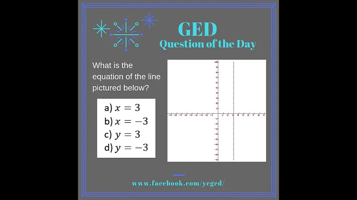 GED QOD: Equations of Lines from Graphs 4