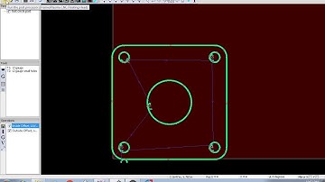 quick run threw of via cad sheet cam mach 3 Premier Plasma CNC
