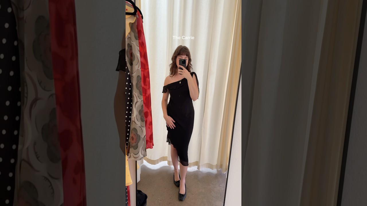 black and white off the shoulder dress Bex Midi Dress