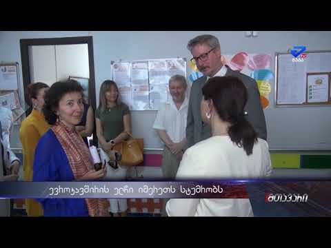 ევროკავშირის ელჩის ვიზიტი შეზღუდული შესაძლებლობის მქონე ბავშვთა დღის ცენტრში „ჯადოსნური სამყარო“
