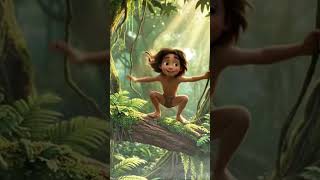 jungle boy 🪾🌲🌳🍃🏞️🌄 #ai #animation #cartoon #brainX studio #cinematic #life