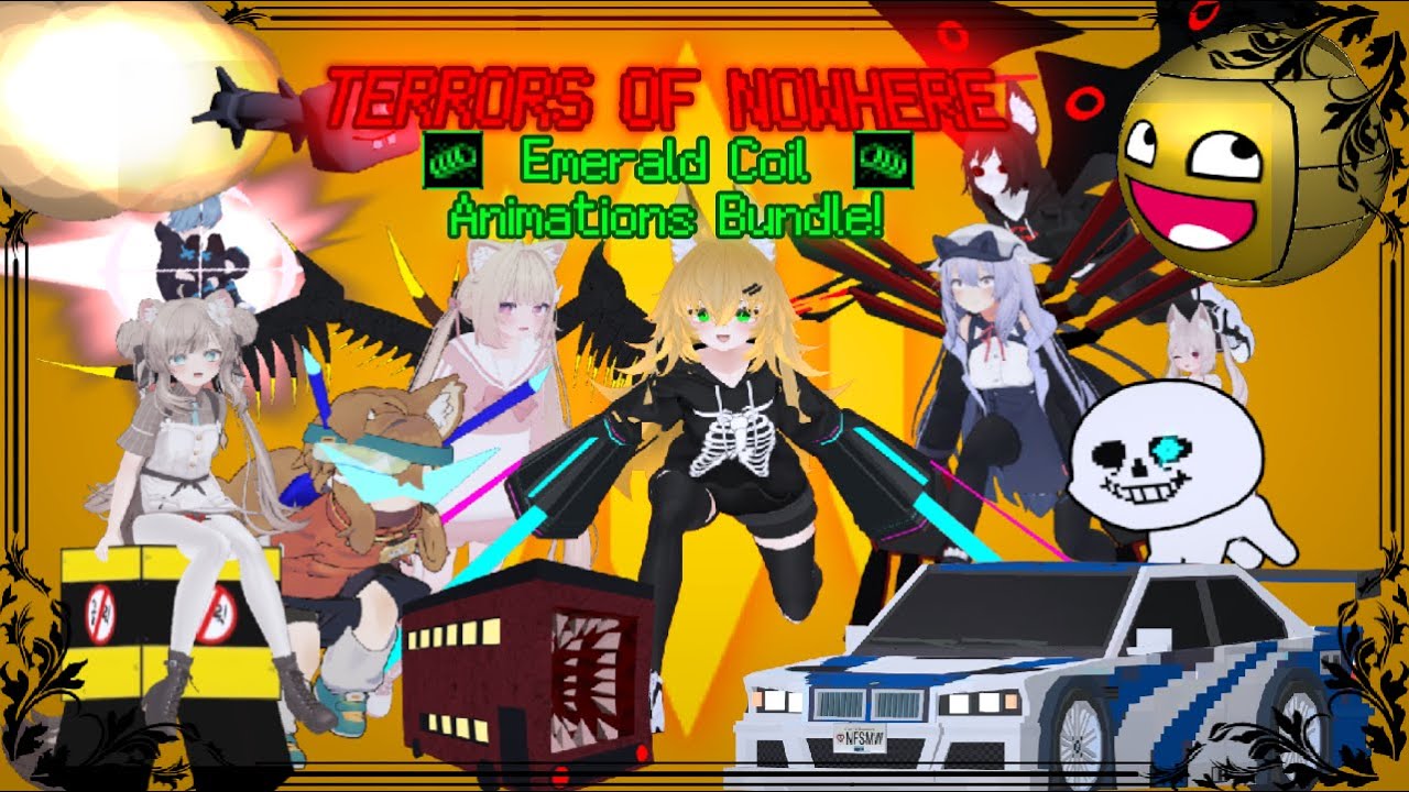VRChat Terrors of Nowhere Emerald Coil Animation Bundle Preview