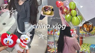72 hrs in china 🇨🇳 || shopping, trying viral street food, makeup, & hauls ♡ screenshot 5