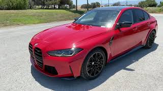 Introducing the 2021 BMW M3 Competition in Toronto Red | 4K