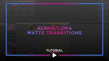 PVP3 Alpha/Luma Matte Transitions