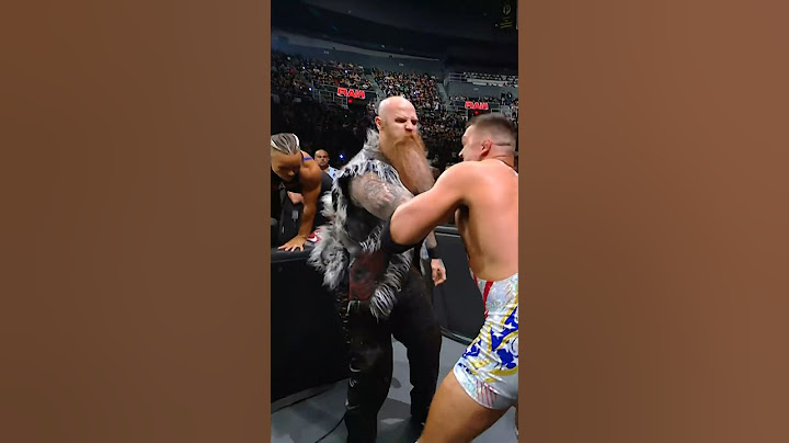 Chad Gable didn’t come alone… and neither did Uncle Howdy… 😳👀 #WWERaw