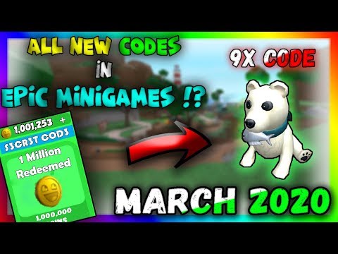 Codes All New Epic Minigames Codes 2020 Roblox Skachat S 3gp Mp4
