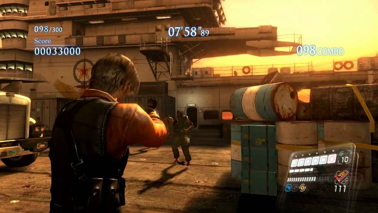 Resident Evil 6 PC - No Mercy Solo - High Seas - 2200k - Leon1