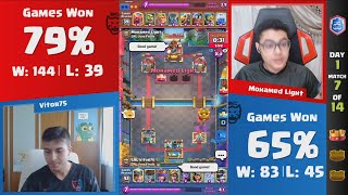 Mohamed Light vs Vitor75 June Monthly Finals Clash Royale League 2023