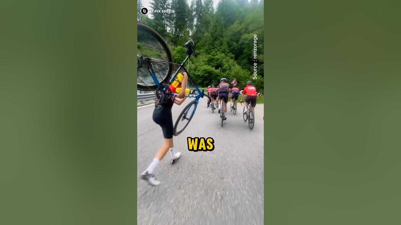 So Why Did This Cyclist Lift His Bike? So Why Did This Cyclist Lift His Bike?