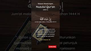 Selamat Memperingati Nuzulul Quran shorts