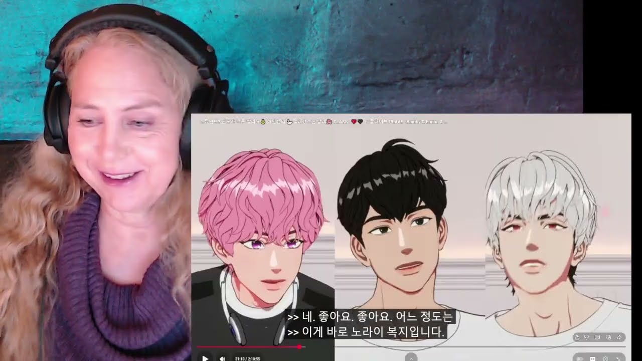 Norwegian Choreographer watching PLAVE do ballet