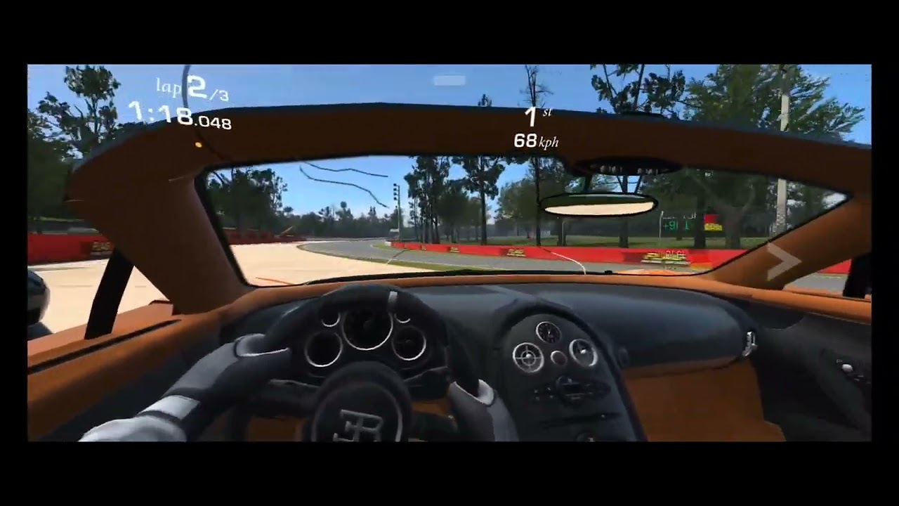 Real racing Bugatti Veyron game play - YouTube