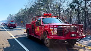 The Governors Branch Wildfire (Tanker Response) Little Egg Harbor Township New Jersey 3/9/23